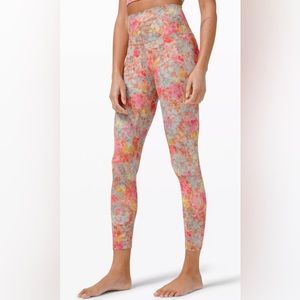 Size 4 Align Nulu floral leggings. High Waist. 25 length.
